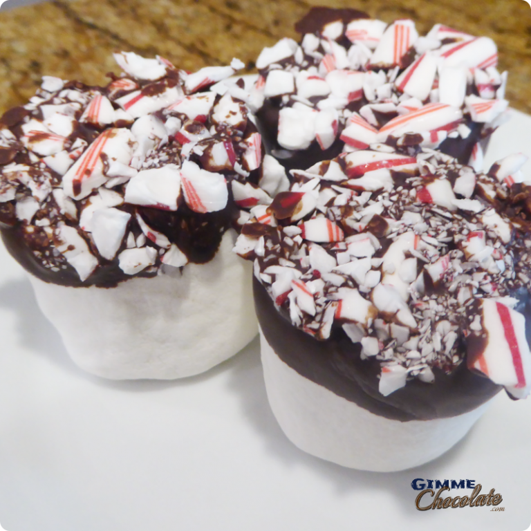 Chocolate Dipped Marshmallows With Peppermint Gimme Chocolate
